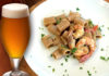 Mezze maniche alla birra, gamberi e robiola mezze-mancihe