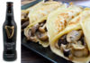 Crepes Guinness con crema di funghi Guinness Crepes funghi