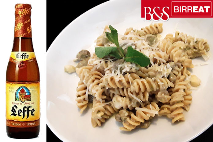 Fusilli alla Leffe Triple