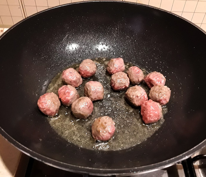 polpette cottura