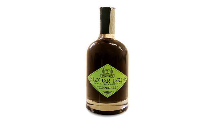 Licor Dei liquore menta luppolo