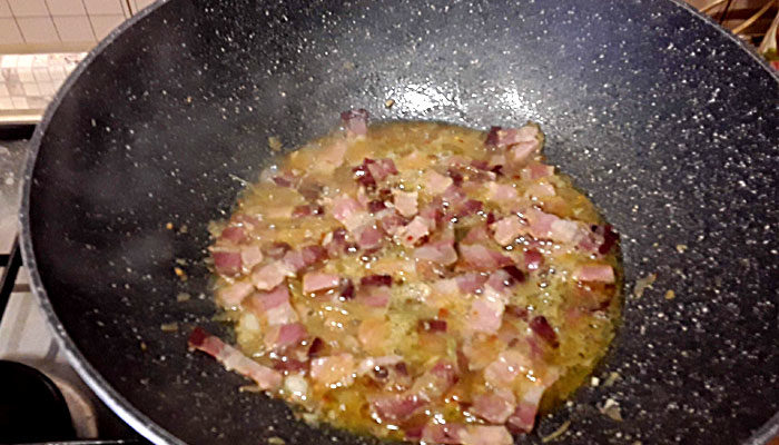 pancetta birra