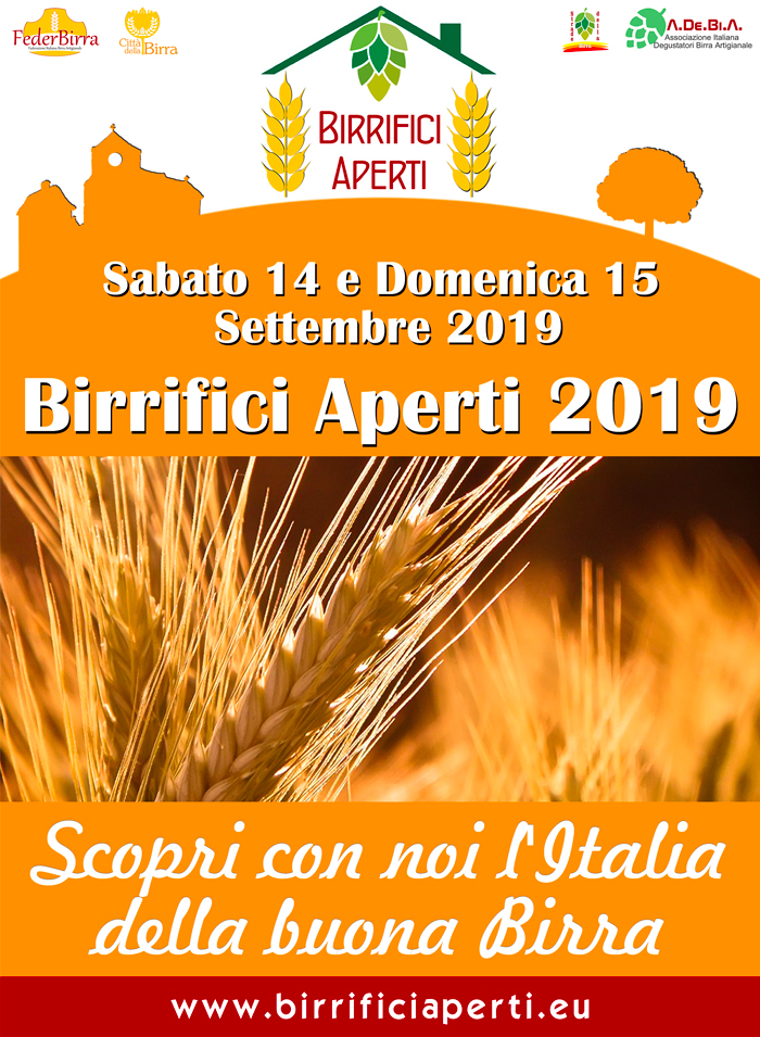 locandina birrifici aperti 2019