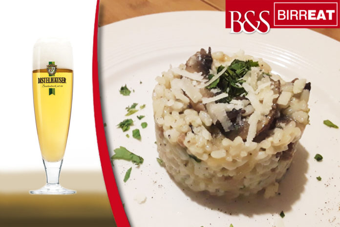 risotto funghi salsiccia birra