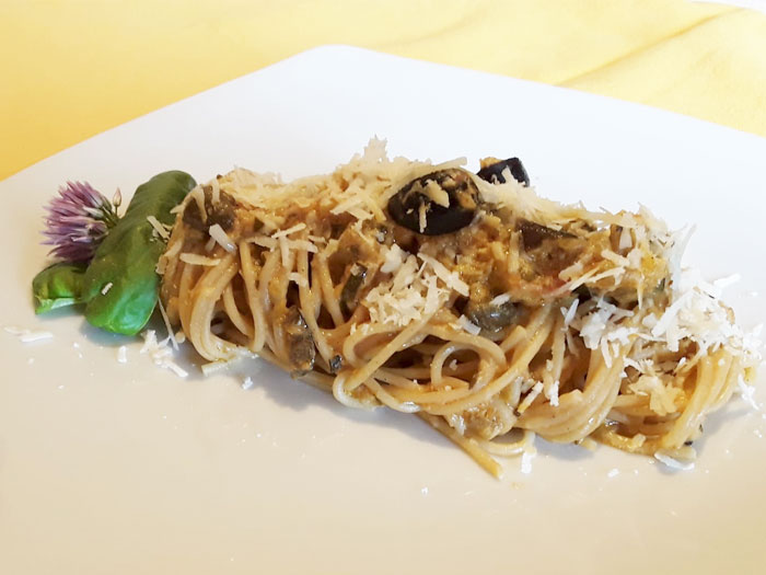 spaghettini primavera